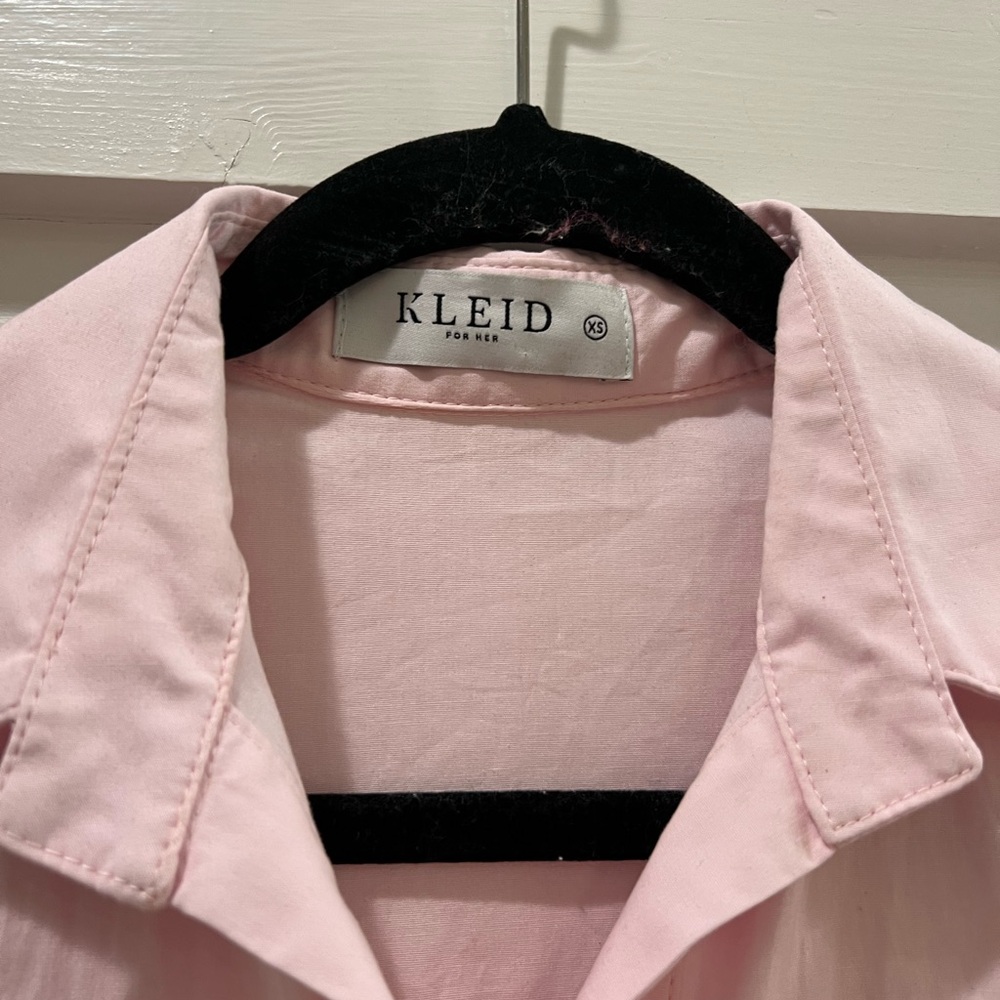Kleid Pink Ruffle Sundress with Puff Sleeves - Picture 5 of 7